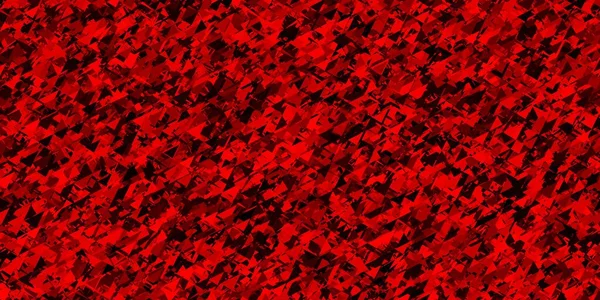 三角形の形をした濃い赤色のベクトルレイアウト 三角形 形を持つ壮大な抽象的なイラスト ランディングページ素材 — ストックベクタ