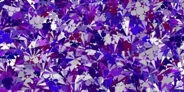 Açık mor arkaplan üçgenli, çizgili. Renkli üçgenler aralığıyla soyut bir illüstrasyon. Insperarion için tasarımı başlat.