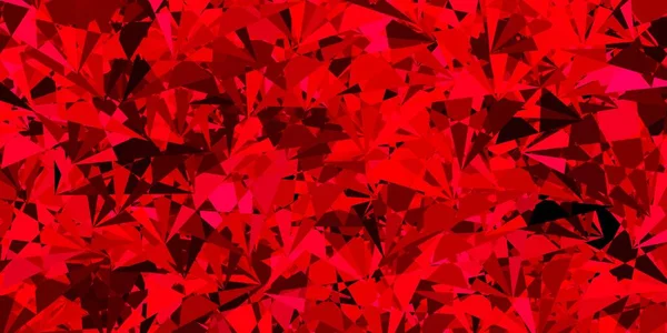 Dunkelrosa Vektorhintergrund Mit Dreiecken Hervorragende Abstrakte Illustration Mit Farbenfrohen Dreiecken — Stockvektor