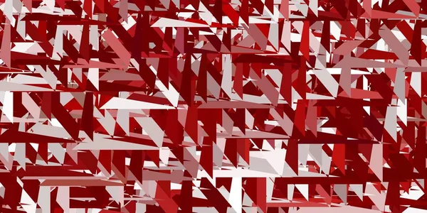 Светло Красный Векторный Фон Многоугольными Формами Треугольные Фигуры Красочным Градиентом — стоковый вектор