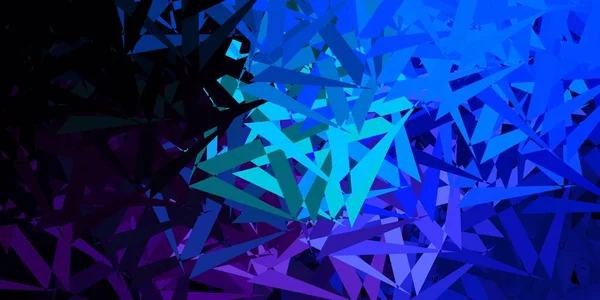 Rosa Oscuro Textura Vectorial Azul Con Triángulos Aleatorios Ilustración Con — Archivo Imágenes Vectoriales