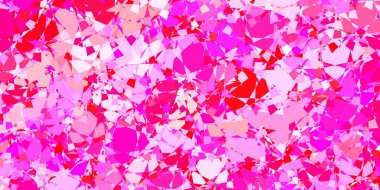 Açık kırmızı, sarı vektör arkaplan ve çokgen formlar. Soyut tarzda, üçgen ve çizgilerle basit bir tasarım. Terfi modelleri.