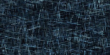 Düz çizgileri olan koyu gri vektör düzeni. Renkli çubuklarla, soyut çizimler. Reklamlar, posterler, afişler için desen.