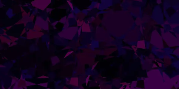 Dark Pink Vektorové Pozadí Trojúhelníky Nádherná Abstraktní Ilustrace Trojúhelníkovými Tvary — Stockový vektor