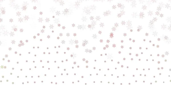 Светло Красный Вектор Фоне Листьев Листья Размытом Абстрактном Фоне Градиентом — стоковый вектор