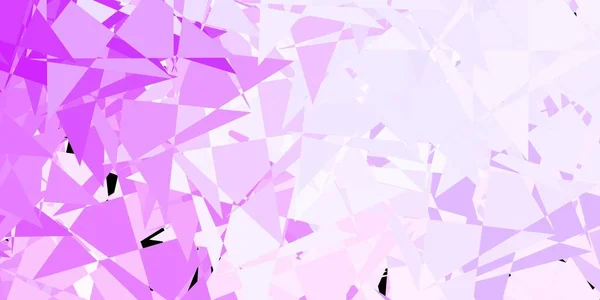 多角形の形をした薄い紫色のベクトル背景 抽象的なスタイルでカラフルなグラデーションを持つ三角形の形 壁紙のデザイン — ストックベクタ
