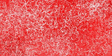 Kıvrımlı açık kırmızı vektör dokusu. Eğimli renkli geometrik örnekler var. İş broşürleri, broşürler için desen