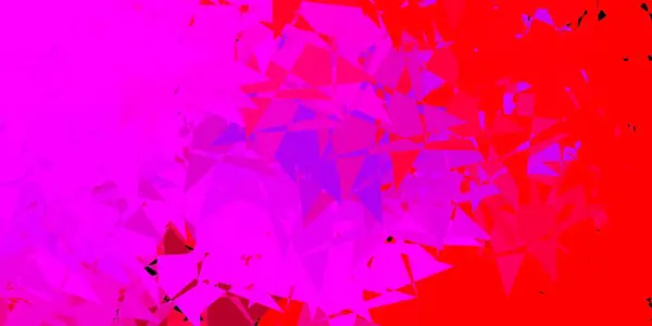 Lichtroze Rode Vectorachtergrond Met Veelhoekige Vormen Webmateriaal Illustratie Met Kleurrijke — Stockvector