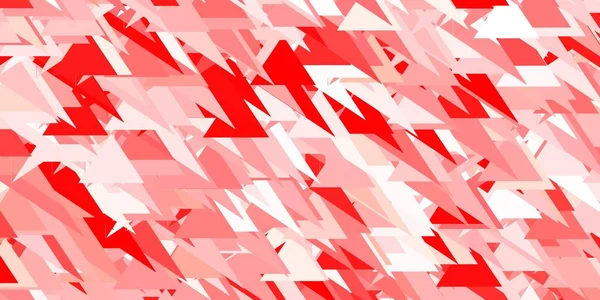 Hellrotes Vektorlayout Mit Dreiecksformen Webmaterialillustration Mit Bunten Abstrakten Dreiecken Eine — Stockvektor