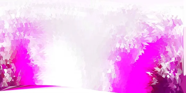 Světle Růžová Vektorová Abstraktní Šablona Trojúhelníku Dekorativní Barevné Ilustrace Abstraktními — Stockový vektor