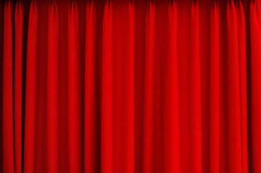 Dalga dokusu kırmızı perde. soyut arkaplan