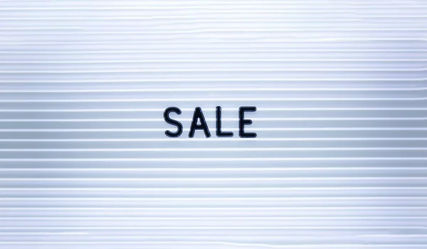 Concept Discounts Sales Inscription Sale Led Panel Minimalism — Fotografia de Stock