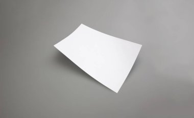 White template on a gray background. Place for text. Minimalism.