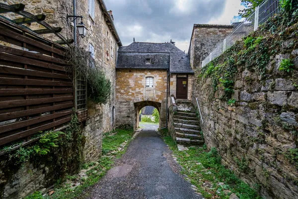 Turenne Pueblo Medieval Una Comuna Francesa Corrze Nouvelle Aquitania — Foto de Stock