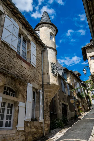 トゥレンヌ フランス語 Turenne 中世の村 フランスのコルゼ ヌーヴェル アキテーヌ地方の集落である — ストック写真