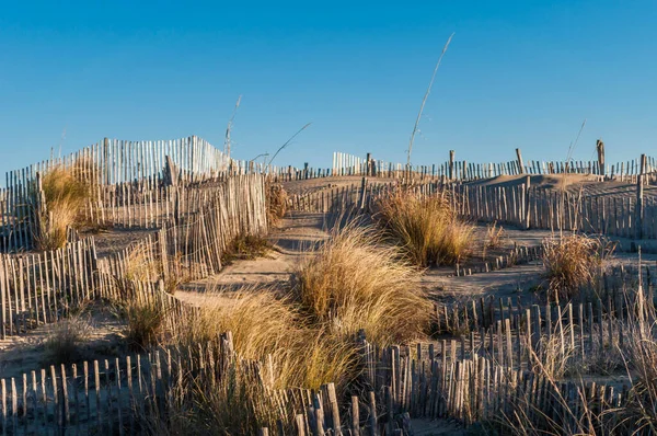 Playa Espiguette Grau Roi Sur Francia — Foto de Stock