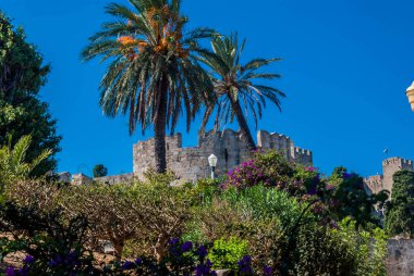 Lindos, archaeological site on the island of Rhodes in Greece.