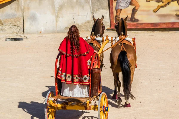 Reconstructie Arena Van Een Romeins Wagenras — Stockfoto