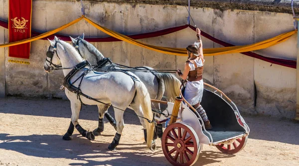 Reconstructie Arena Van Een Romeins Wagenras — Stockfoto