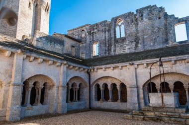 Medieval Abbey of Montmajour, Arles, France
