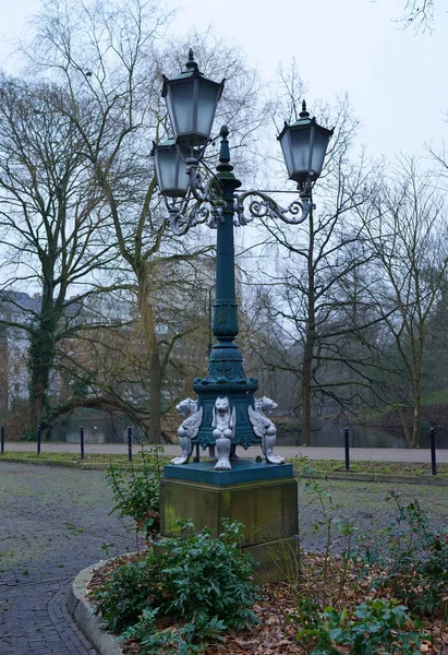 Special Lantern Bremen Special Lantern Bremen Feet Have Lion Paw — Stock Photo, Image