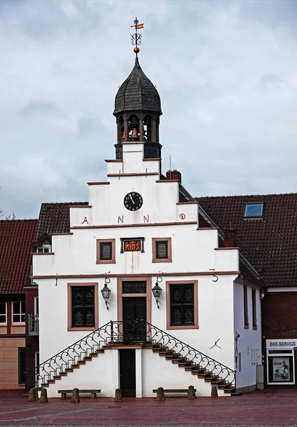 Lingen Niedersachsen Deutschland Februar 2022 Das Historische Rathaus Von 1663 — Stockfoto