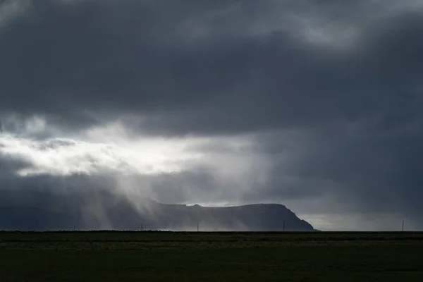 Західний Фіорд Або Вестфіорд Регіон Півночі Ісландії Драматичний Болотистий Краєвид — стокове фото