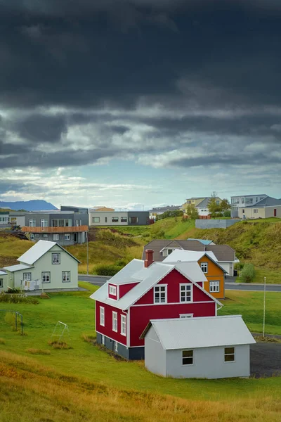 Άποψη Της Πόλης Stykkisholmur Πόλη Δυτική Ισλανδία Χερσόνησος Snaefellsnes — Φωτογραφία Αρχείου