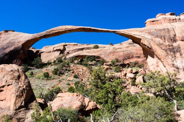 Arches Ulusal Parkı Manzarası - Utah, ABD