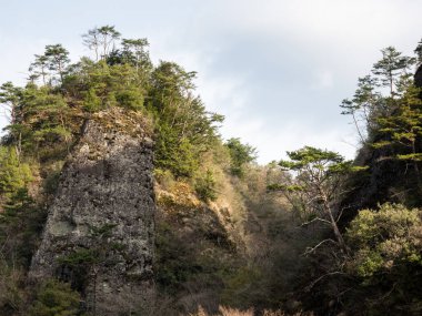 Kuma Kogen 'deki Furuiwaya kaya oluşumları - Ehime Bölgesi, Japonya