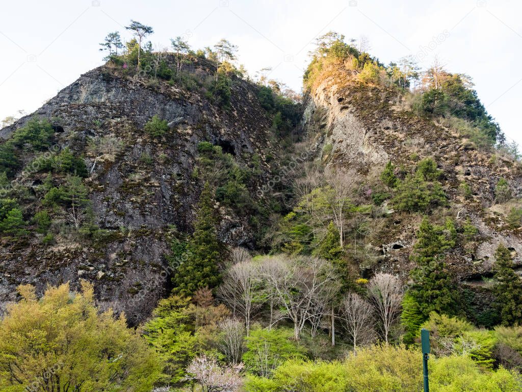 Furuiwaya rock formations in Kuma Kogen - Ehime prefecture, Japan