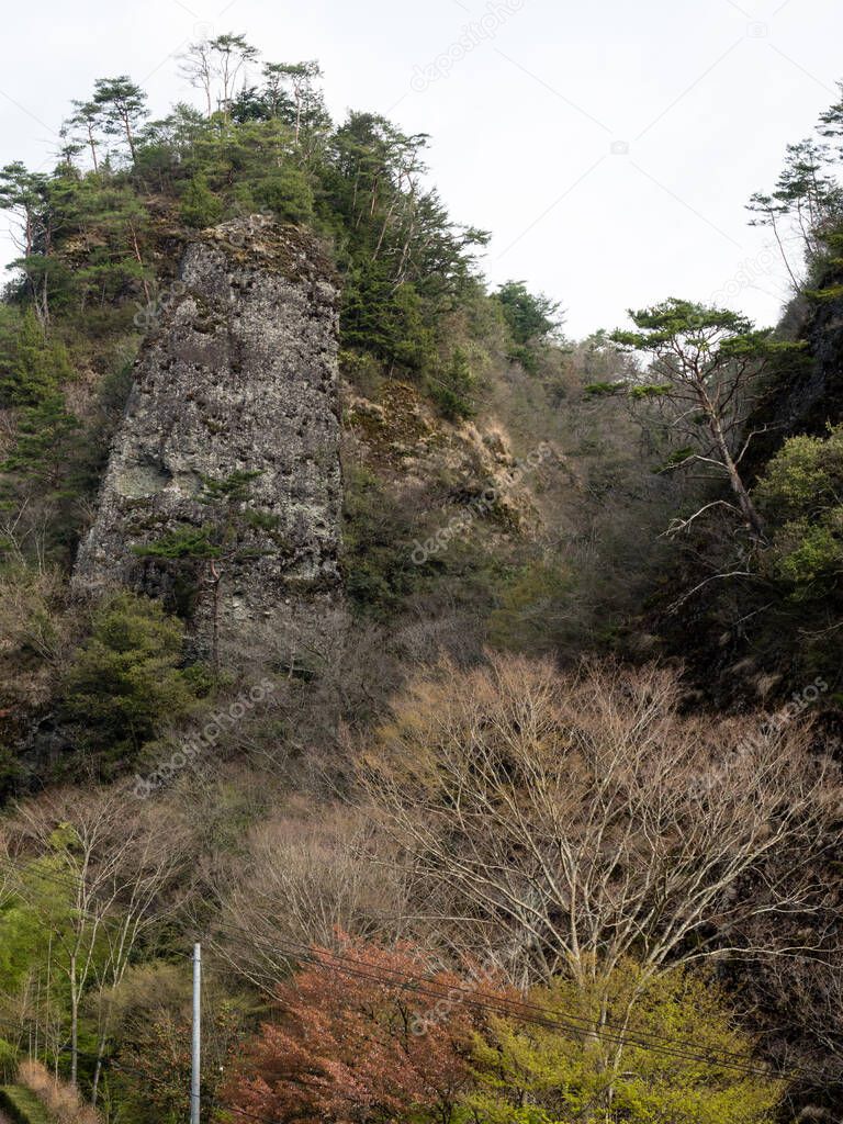 Furuiwaya rock formations in Kuma Kogen - Ehime prefecture, Japan