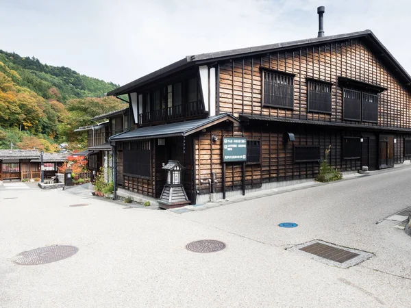 Kiso Prefectura Nagano Japón Octubre 2017 Casas Tradicionales Distrito Histórico — Foto de Stock