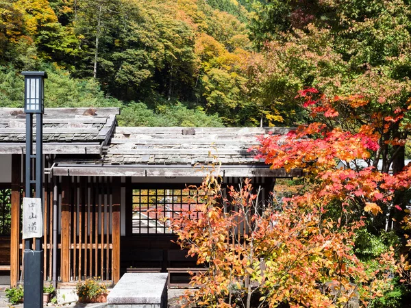 Kiso Nagano Prefektúra Japán 2017 Október Őszi Lombozat Kiso Fukushima — Stock Fotó