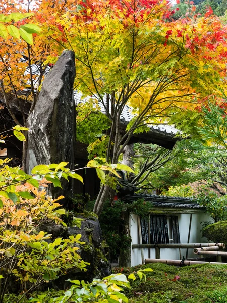 Kiso Prefektura Nagano Japonia Października 2017 Jesień Terenie Świątyni Kozenji — Zdjęcie stockowe