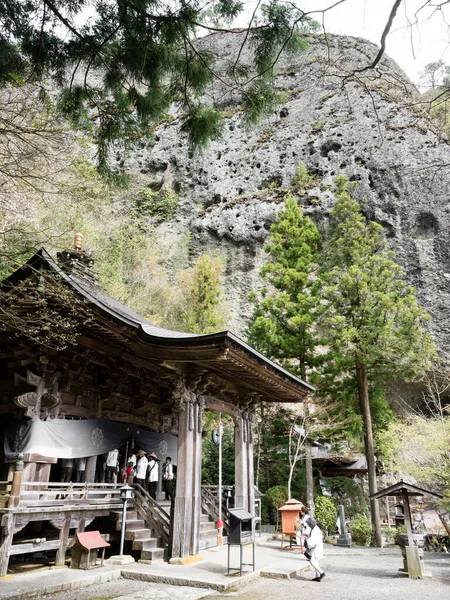 Kumakogen Préfecture Ehime Japon Avril 2018 Sur Terrain Iwayaji Temple — Photo