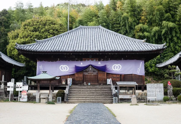 Matsuyama Prefectura Ehime Japón Abril 2018 Salón Principal Jodoji Templo — Foto de Stock