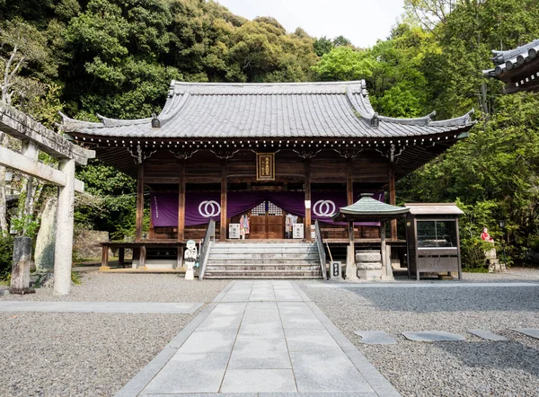 Matsuyama Prefeitura Ehime Japão Abril 2018 Hall Principal Hantaji Templo — Fotografia de Stock