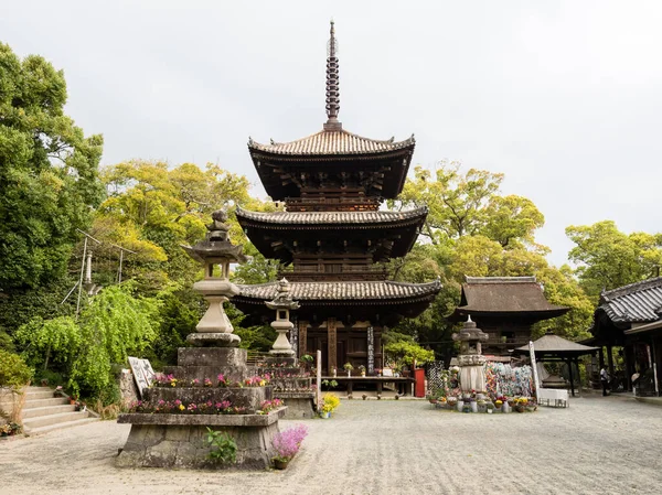Matsuyama Prefectura Ehime Japón Abril 2018 Los Terrenos Ishiteji Templo — Foto de Stock