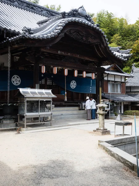 Імабарі Японія Квітня 2018 Головний Зал Енмейджі Храм Паломництва Шікоку — стокове фото