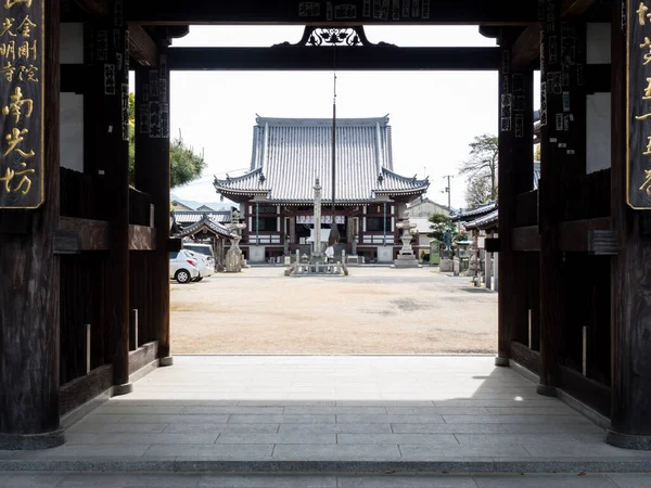 Имабари Япония Апреля 2018 Года Вид Входных Ворот Нанкобо Храм — стоковое фото