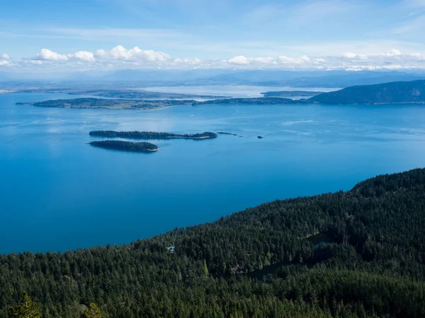 Scenic View Top Mount Constitution Moran State Park Orcas Island — стокове фото