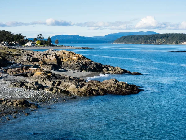 Драматичний Прибережний Краєвид Cattle Point San Juan Island Usa — стокове фото