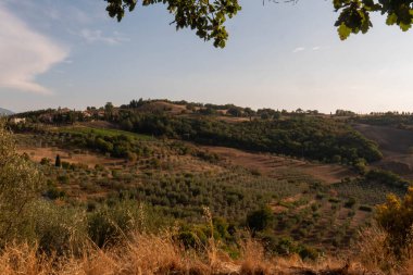 Castiglione dOrcia Val dOrcia Toskana 'nın kırsalında bir köydür.