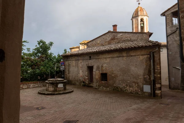 Castiglione dOrcia je vesnice na venkově Val dOrcia Toskánsko — Stock fotografie