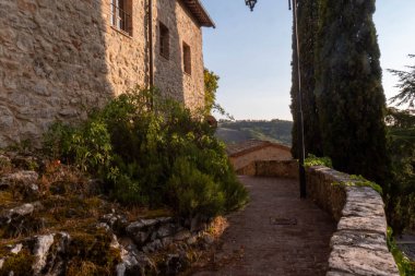Castiglione dOrcia Val dOrcia Toskana 'nın kırsalında bir köydür.