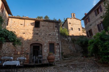 Castiglione dOrcia Val dOrcia Toskana 'nın kırsalında bir köydür.