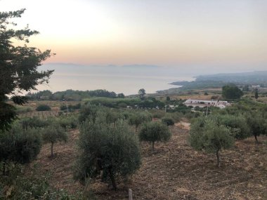 Küçük kasaba ve tonara Scopello