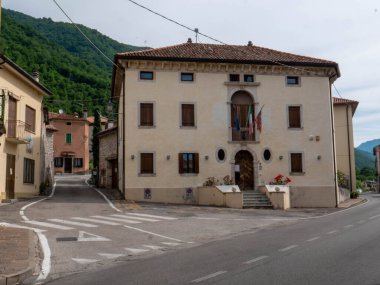Revine Lago, İtalya 'da Treviso yakınlarında küçük bir köy. Yüksek kalite fotoğraf