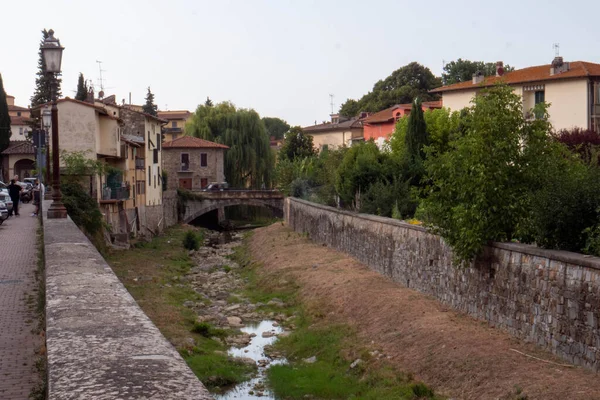 Greve Chianti Toskana Küçük Bir Köy — Stok fotoğraf